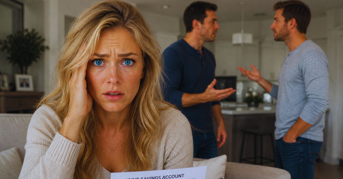 Woman worried savings