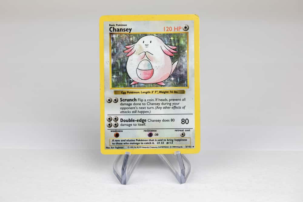 London,,United,Kingdom,-,November,2020:,Chansey,Pokemon,Card,Front