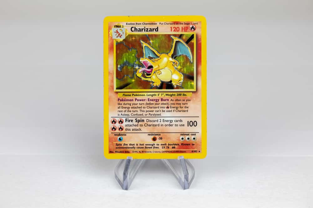 London,,United,Kingdom,-,November,2020:,Charizard,Pokemon,Card,Front