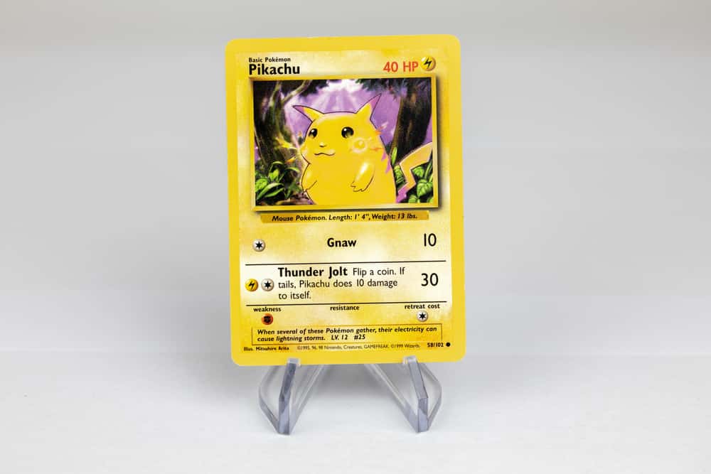London,,United,Kingdom,-,November,2020:,Pikachu,Pokemon,Card,Front