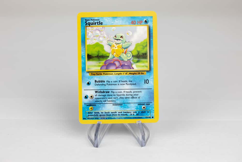 London,,United,Kingdom,-,November,2020:,Squirtle,Pokemon,Card,Front