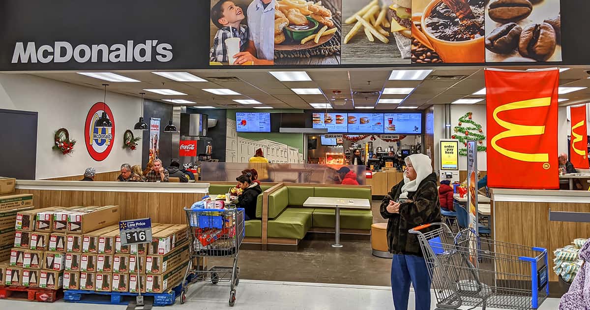 Say Goodbye To McDonald's Restaurants In Walmart Stores
