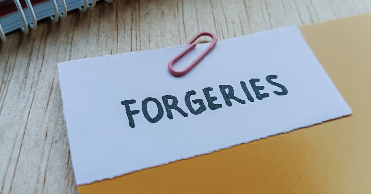 My son forged my signature on a loan for his business. Now I’m being sued. What should I do?
