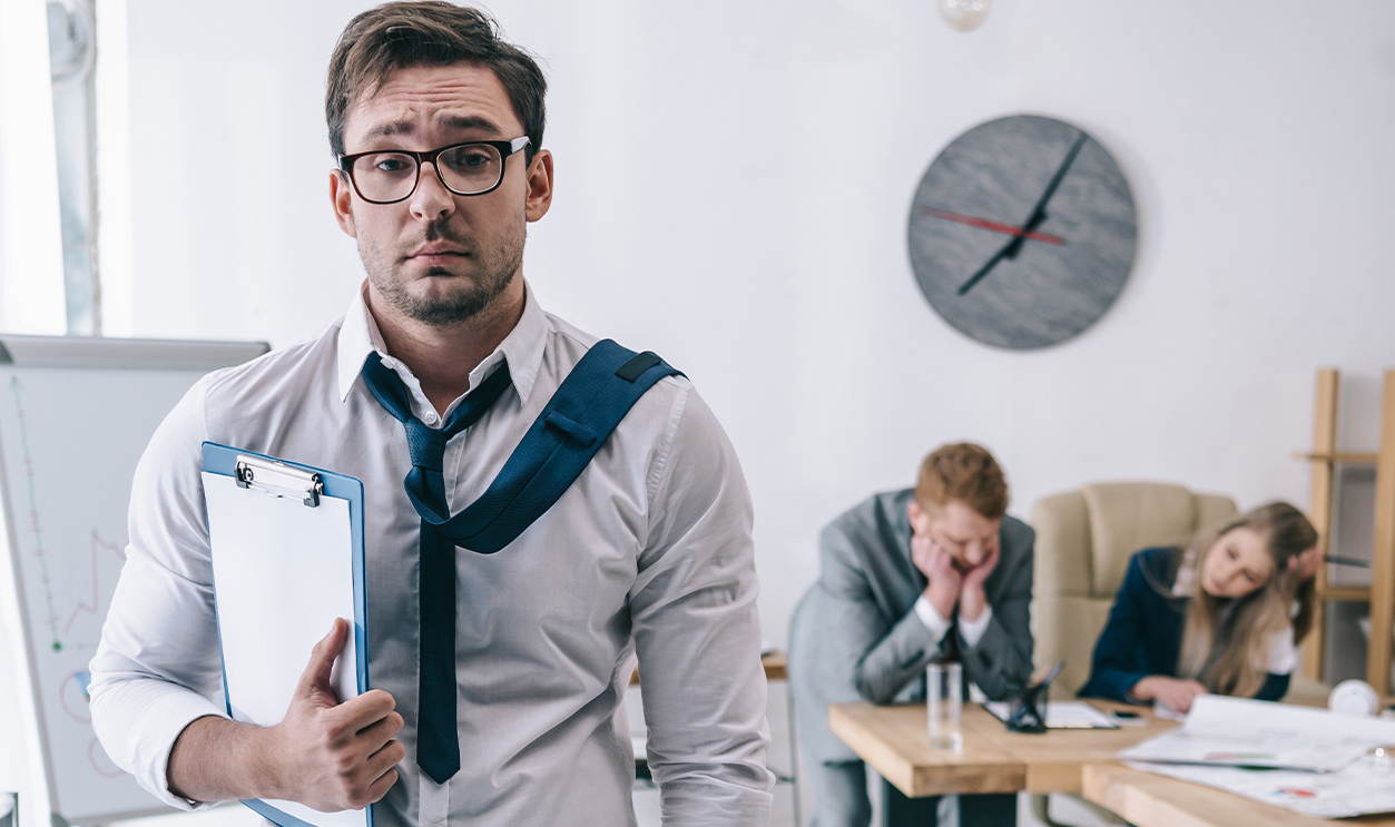My boss shows up intoxicated at client meetings and blames me for the fallout. How do I protect my reputation?