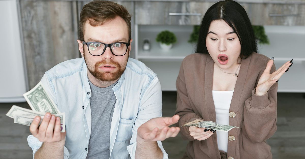 A Couple Sitting at the Table