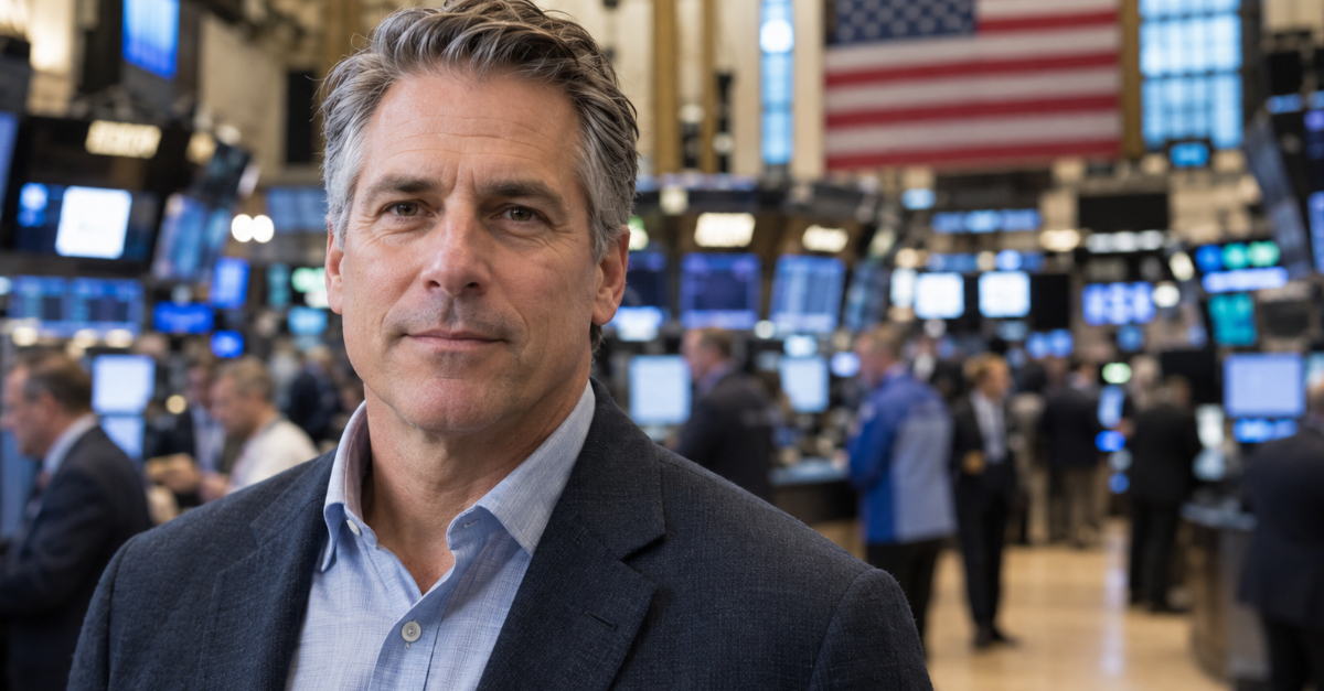 Man at Stock Exchange