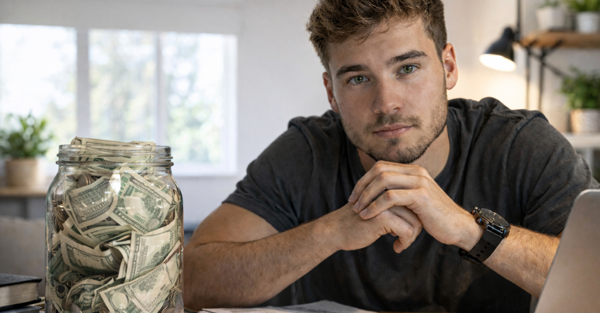 Man 20s financial goals