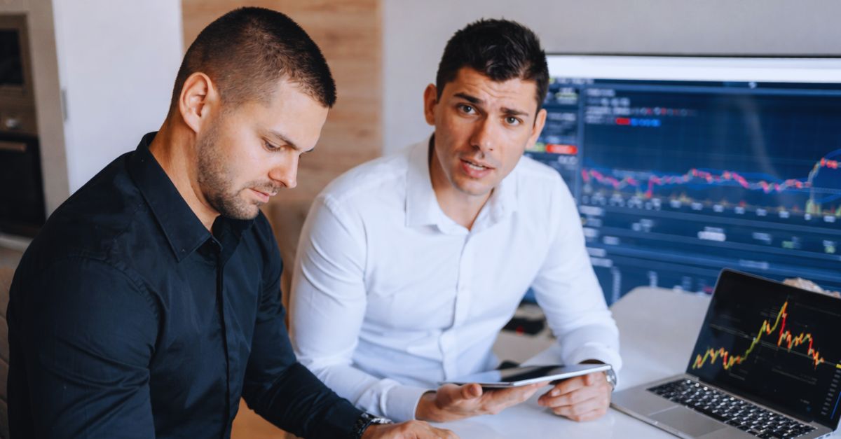 Businessmen Stock Market Trading