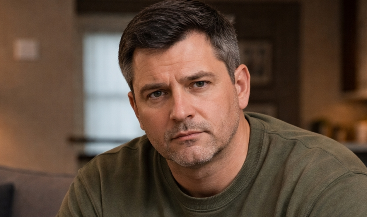 AI-generated image of a man concerned about his VA disability rating.