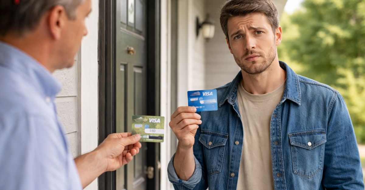 Gift cards at the doorstep