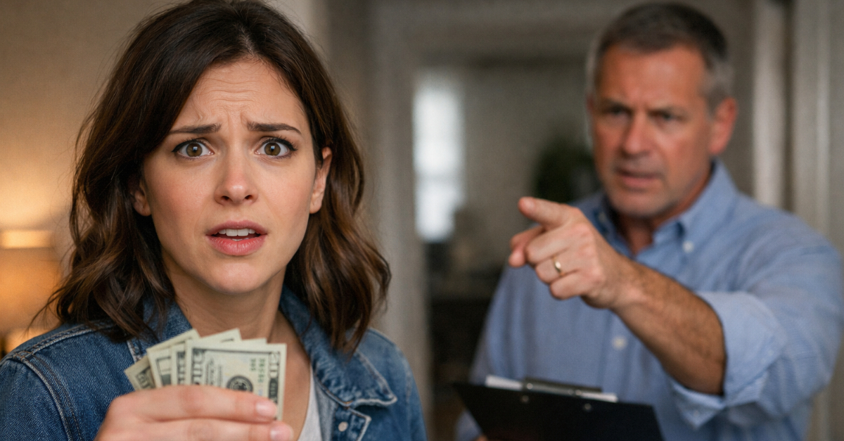 Tenant and landlord confrontation over money