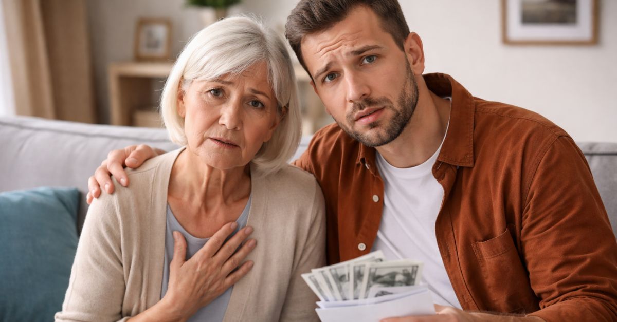 Mother and son facing challenges together