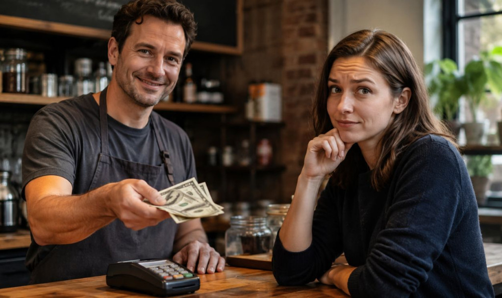 My friend says paying cash at small businesses should always get you a ...