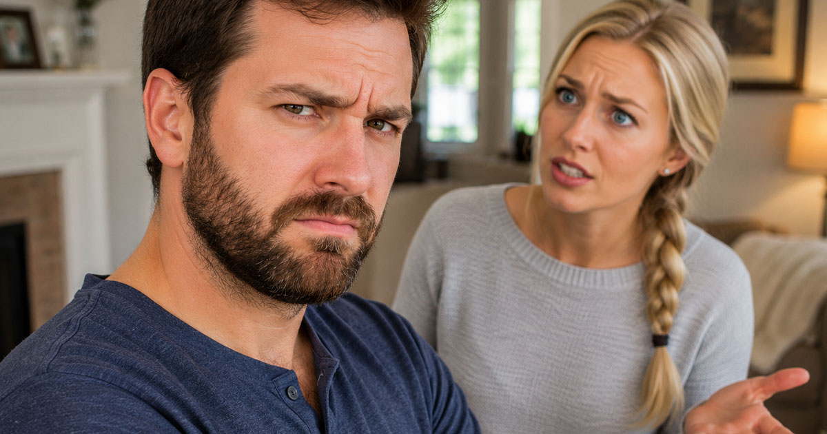 Man and woman in a disagreement