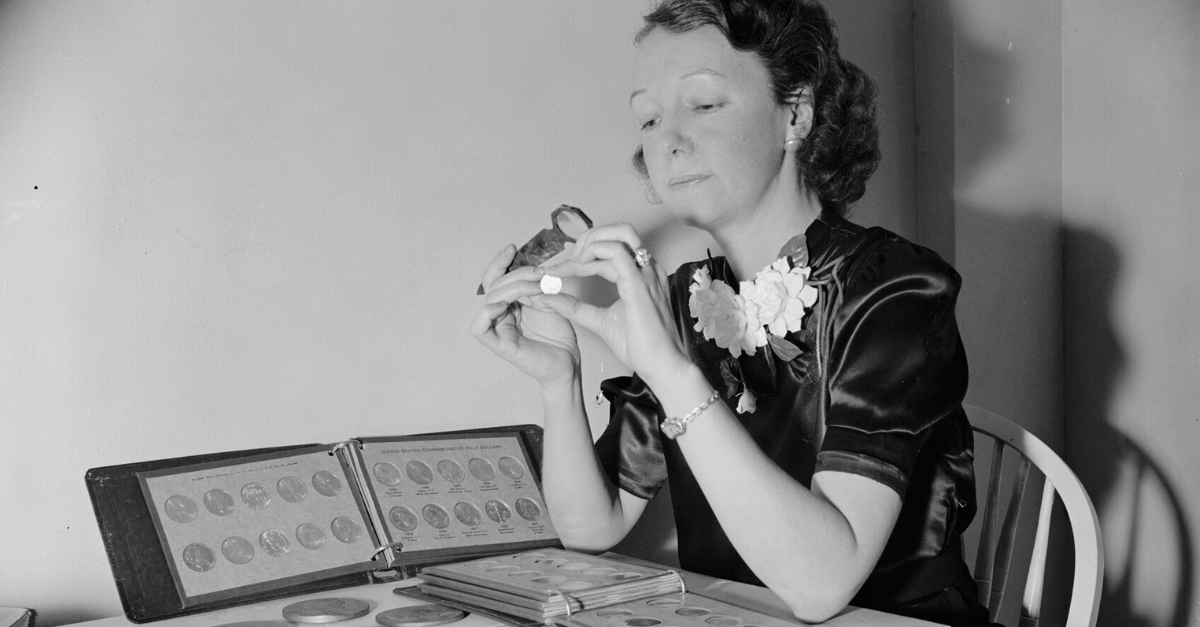 Mrs. Edness Wilkens, Secretary to Nellie Tayloe Ross, Director of the Mint