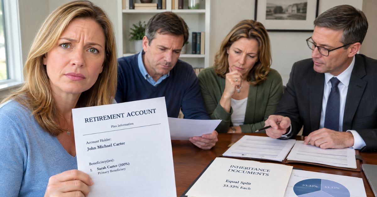 My dad named me beneficiary on his retirement account