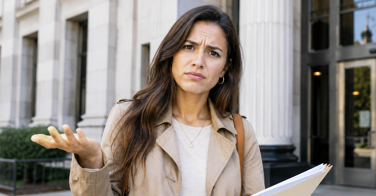 AI-generated image of a woman who got her mortgage application denied.